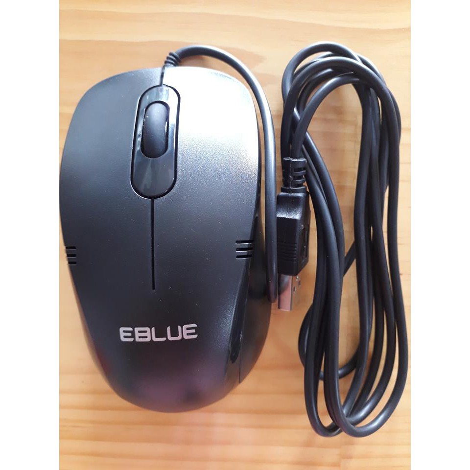 Chuột Mouse có dây E-Blue EMS 645BK. Dùng cổng USB. Vi Tính Quốc Duy