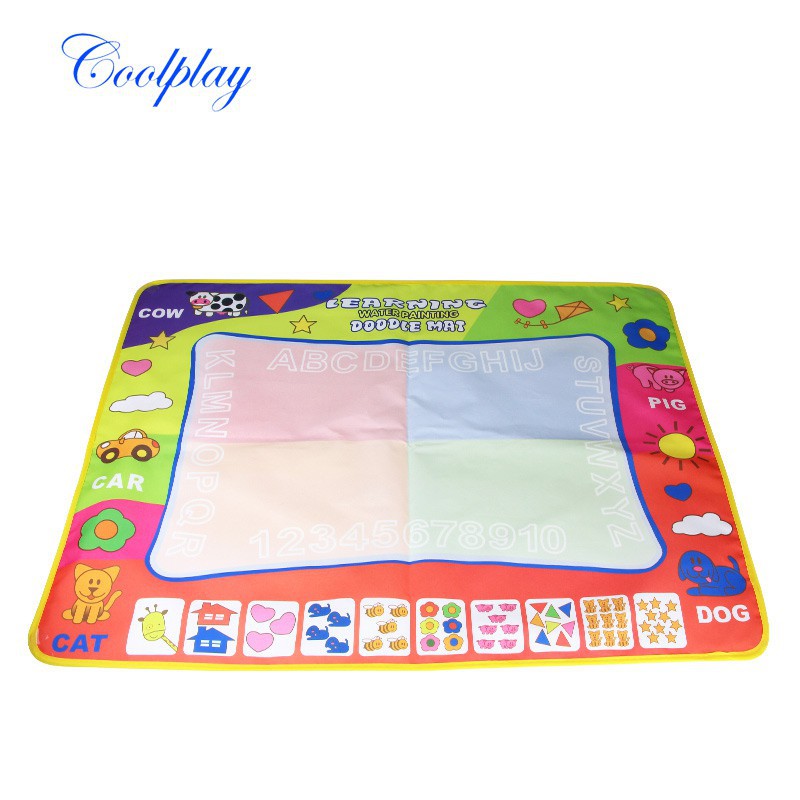Thảm vẽ Coolplay 4 màu cỡ lớn kèm 2 bút ma thuật dành cho bé