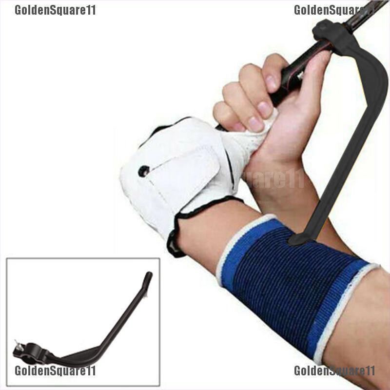 [GoldenSquare11] Golf Swing Guide Training Aid/Trainer for Wrist Arm Corrector Control Gesture