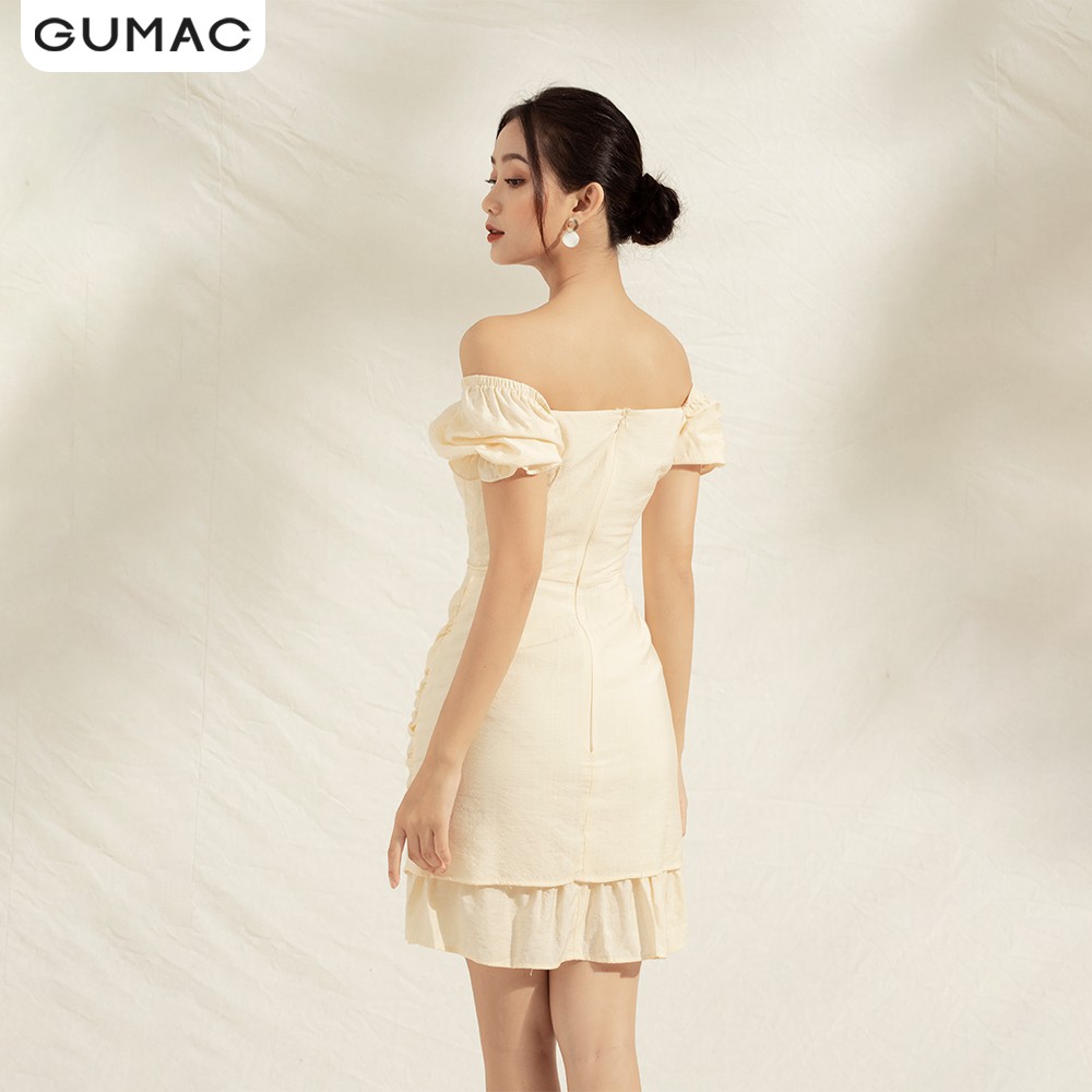 Đầm ôm nữ nhún sườn bèo DA1124 GUMAC | BigBuy360 - bigbuy360.vn