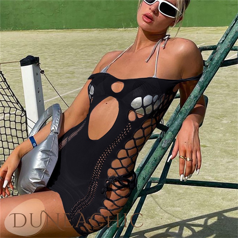 Đầm body DUNEA phối lưới quyến rũ cho nữ