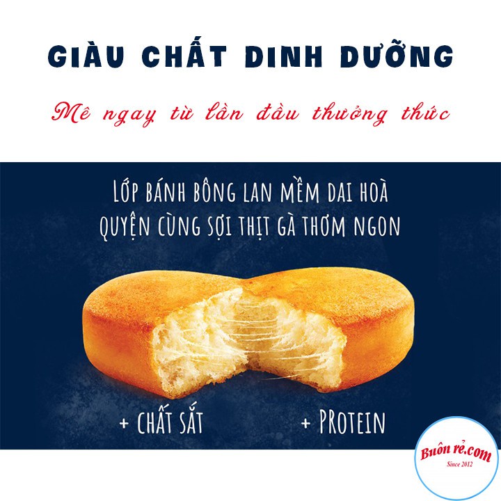 Bánh ăn sáng C'est bon Orion sợi thịt gà sốt kem phô mai 01249