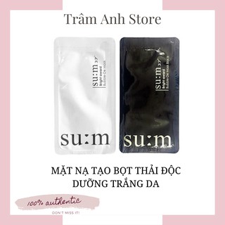 Mặt nạ sủi bọt thải độc da sum37 bright award bubble-de mask