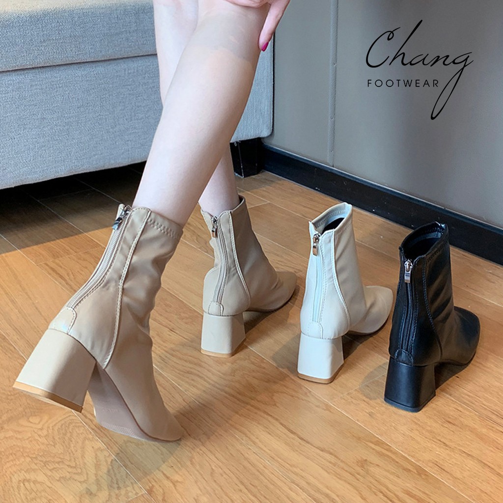 Boot nữ mũi vuông cao gót | HÀNG MỚI VỀ | Boot kiểu Hàn Quốc mới nhất 2020 (mã 7089)
