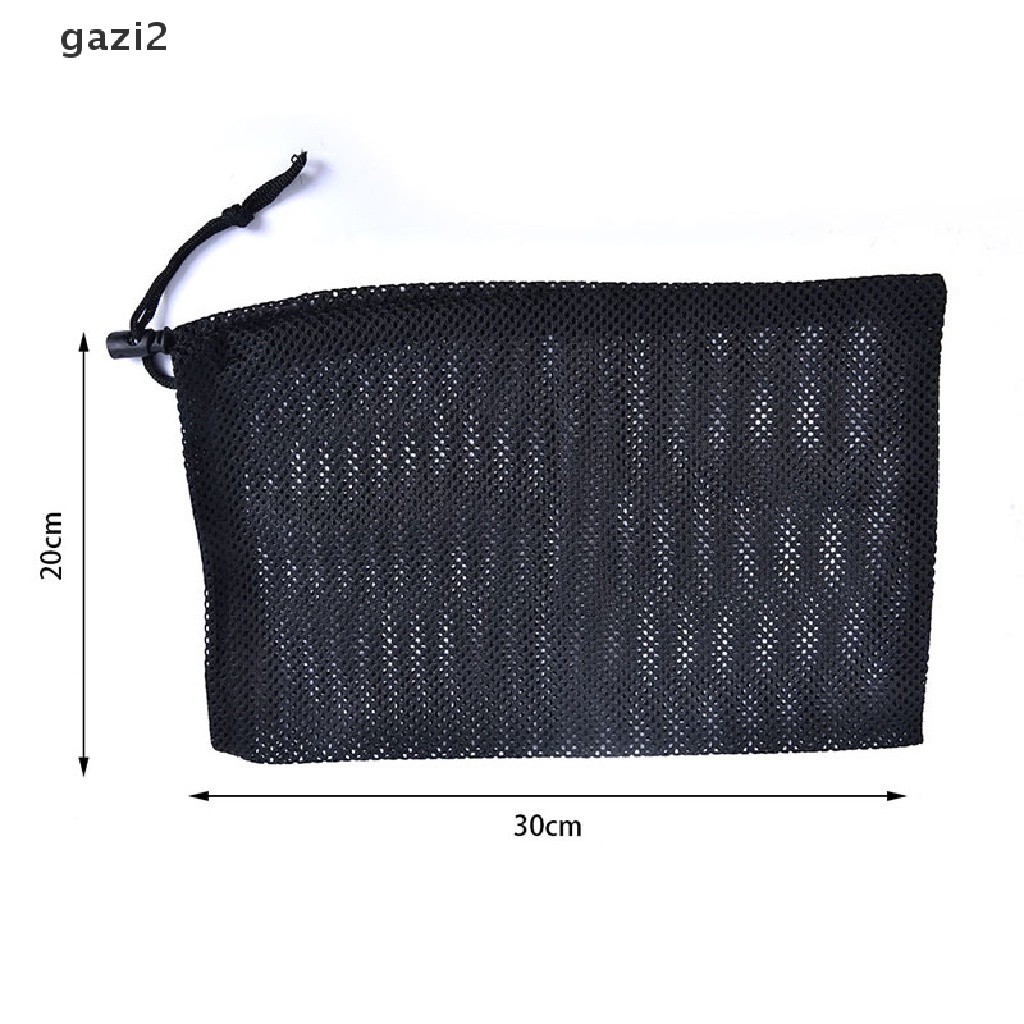 Túi lưới đựng đồ giặt bằng nylon bền có dây rút dùng khi đi du lịch bãi biển