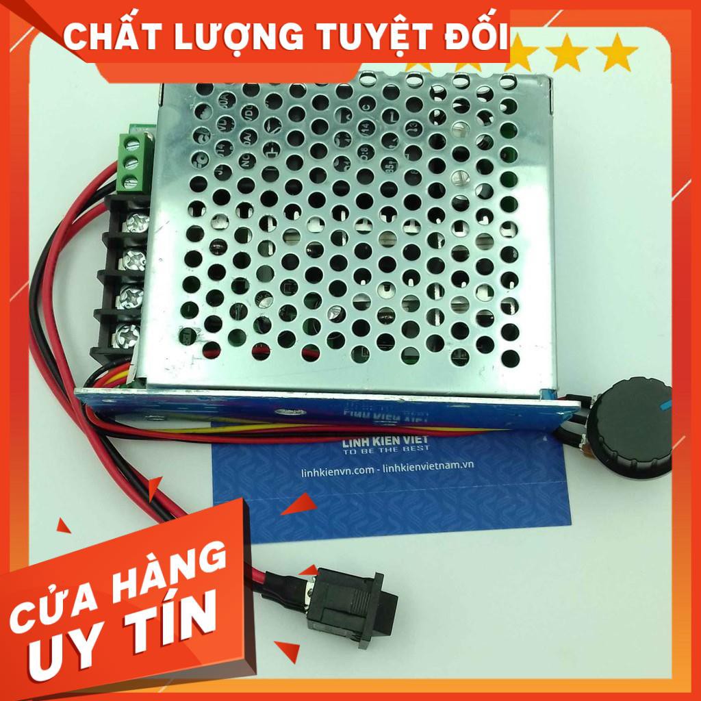 Có đảo chiều - Bộ điều khiển tốc độ động cơ pwm 40A 12-48V DC-K1H7