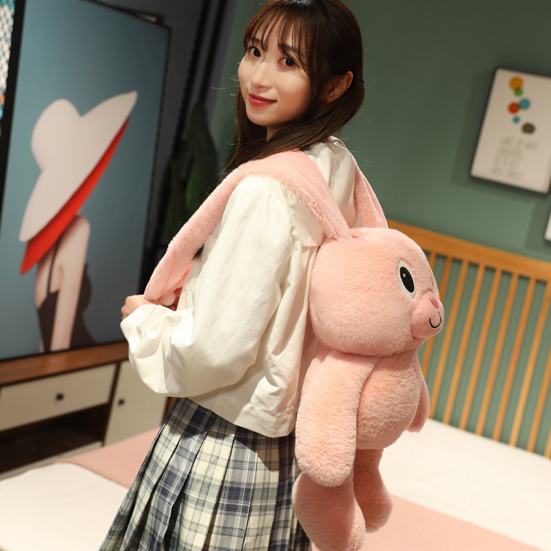 Gấu Bông Lớn Thỏ Tai Dài, Hàng Cao Cấp Mềm Mịn Size 80cm MEILI STORE