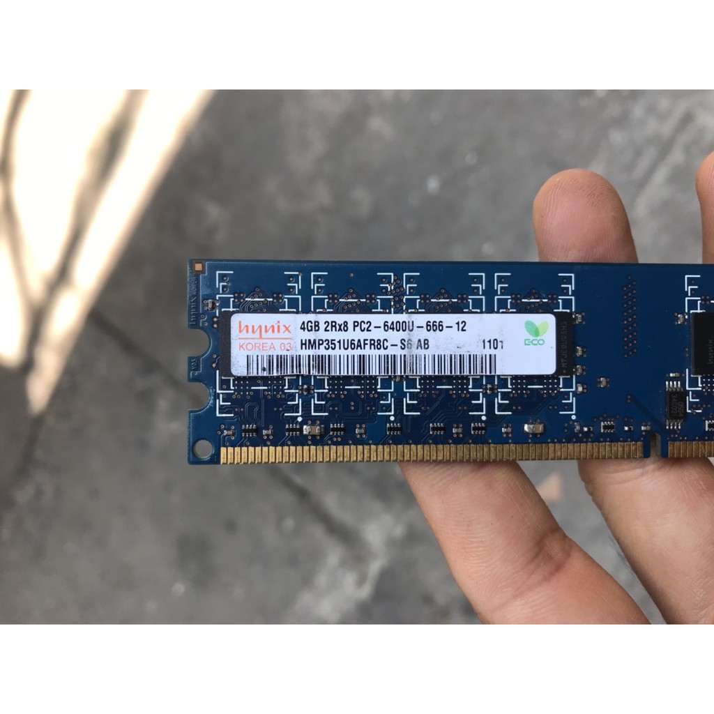 ram cho máy tính bàn ddr2 SK Hynix 4gb 800 bus 6400 pc2 decktop PC memory hiếm sưu tầm