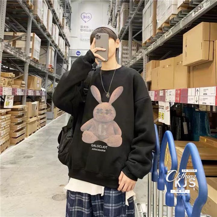 Áo Sweater In Hình Gấu Nam Nữ Unisex phong cách Hàn Quốc cá tính, Chất nỉ bồng đẹp mã AL01