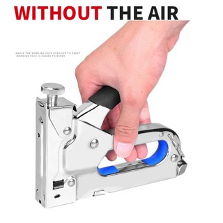 Súng bắn đinh ghim Triple Nail cán cao su tặng hộp 2000 ghim U - Cao Cấp