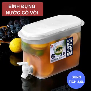 Bình đựng nước, hộp đựng nước có vòi chuyên dụng để tủ lạnh siêu tiện lợi ATILA S