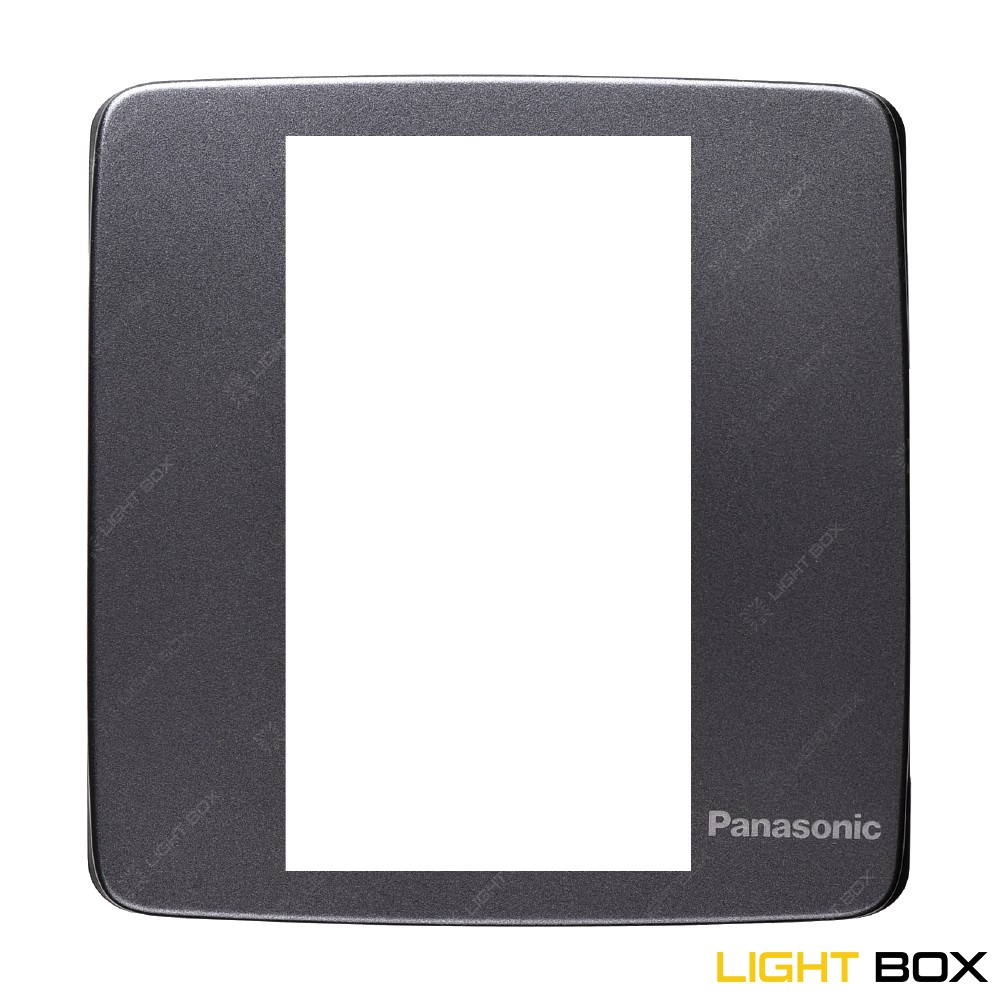 Mặt vuông dùng cho 1,2,3 thiết bị Panasonic Minerva màu xám