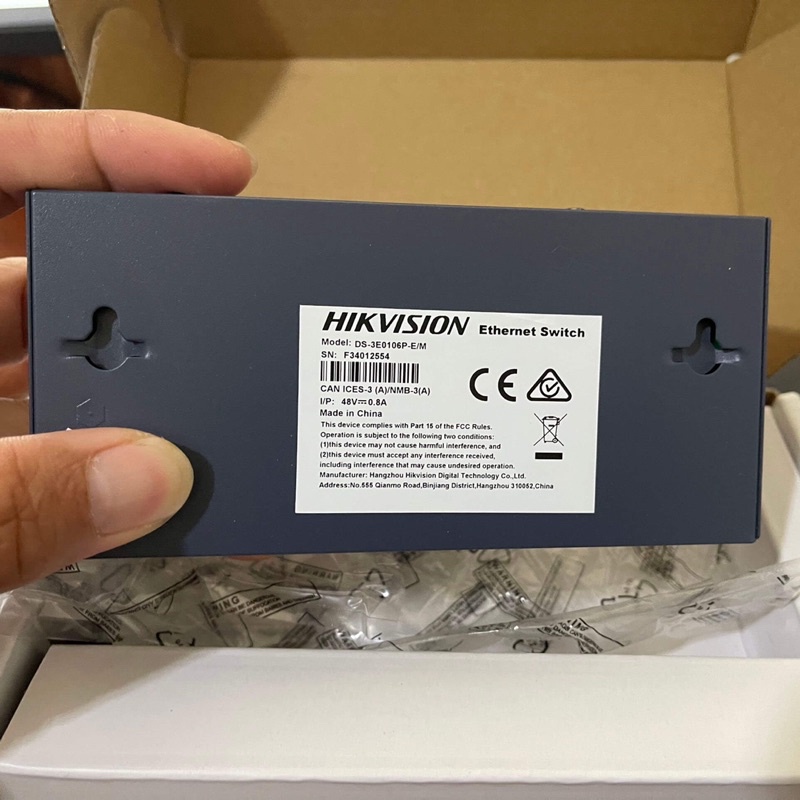 Bộ chia mạng, Switch POE HIKVISION  6 cổng, 9 cổng, 18 cổng chuyên dụng cho camera IP POE - Hàng chính hãng