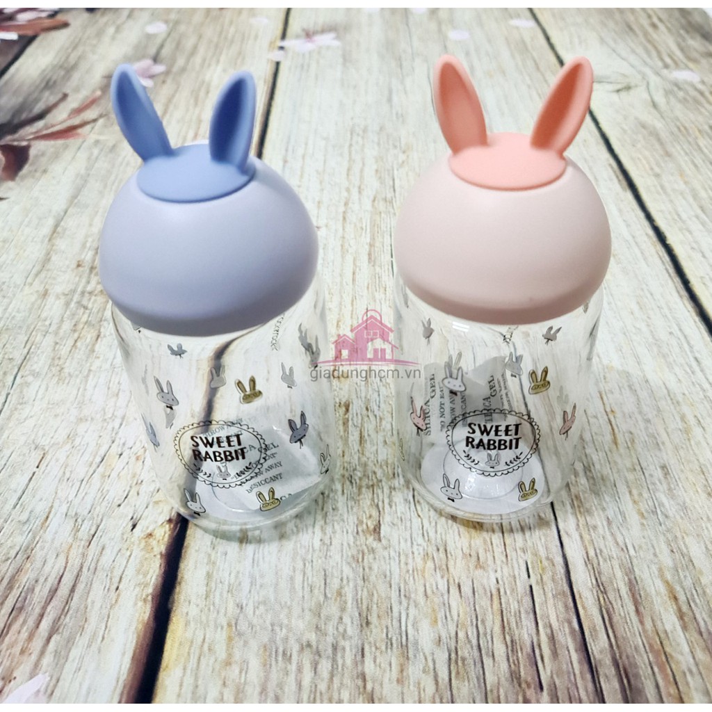 Bình nước hình tai thỏ Lock&amp;Lock cute bottle 380ML ABF652