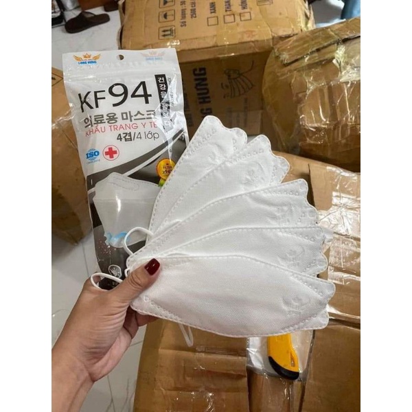 Khẩu trang Kf94 Long Hưng thùng 300 cái