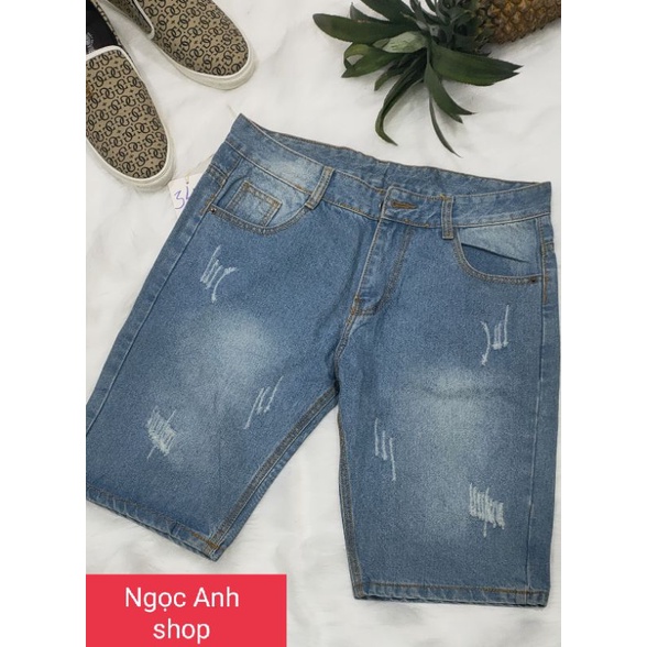 Quần lửng nam vải jean bao đẹp