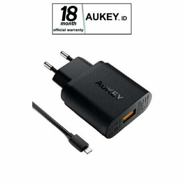 Củ Sạc Aukey Pa-u28 Cổng Usb Gắn Tường 18w