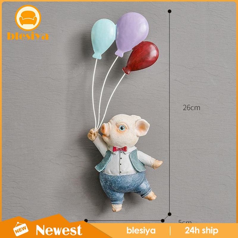 Mô hình thỏ nhựa treo tường trang trí phòng khách/phòng ngủ