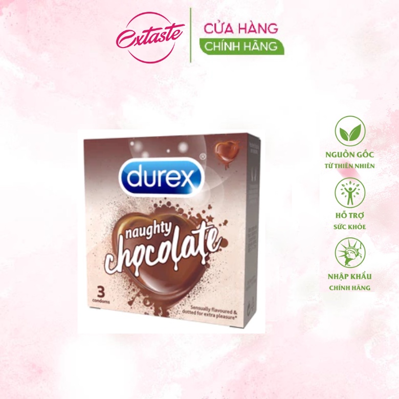 Bao cao su Durex Naughty Chocolate Extaste