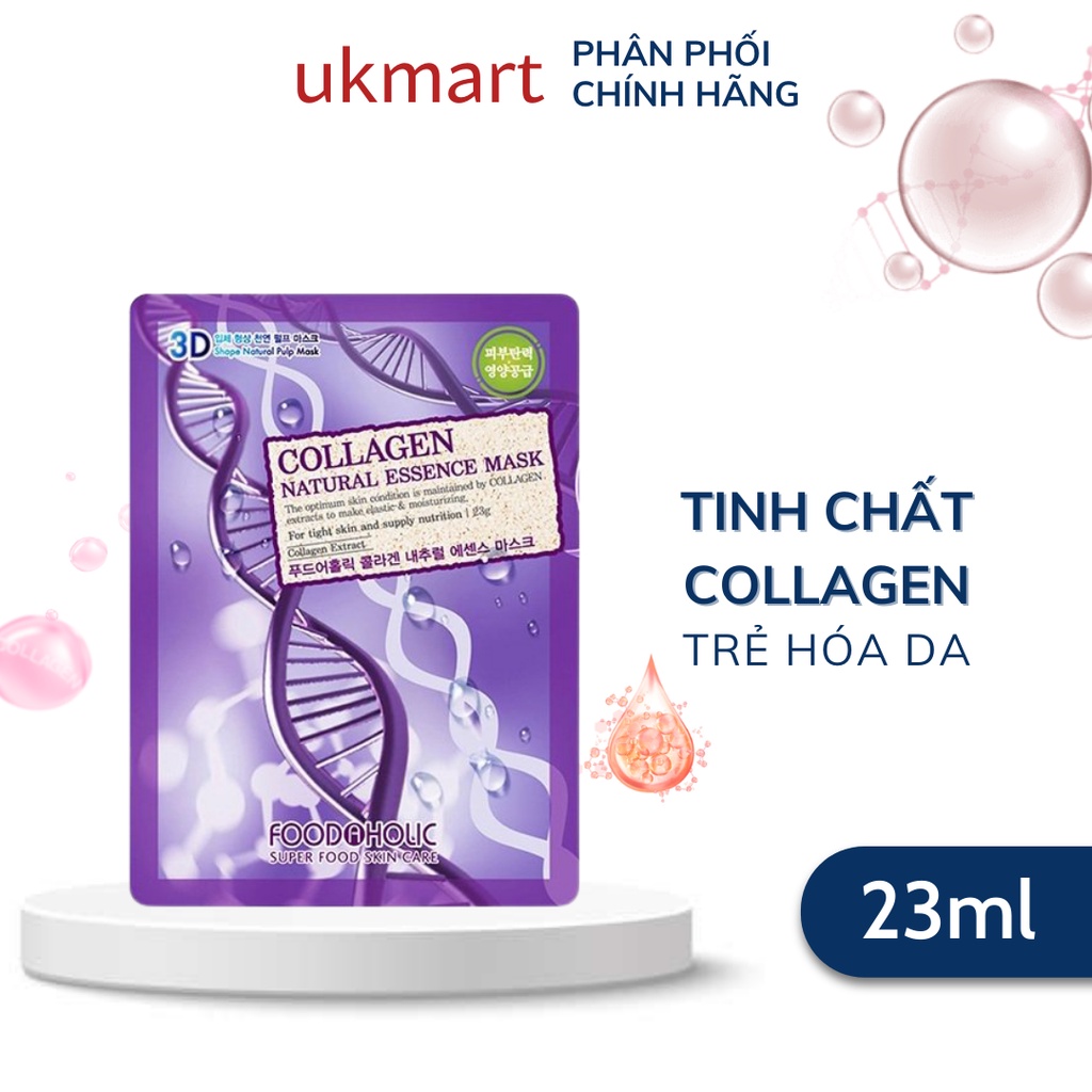 Mặt Nạ Dưỡng Da 3D FOODAHOLIC Natural Essence Mask 23ml