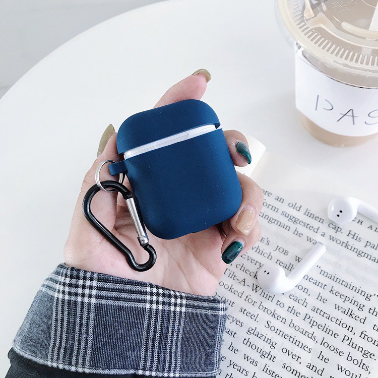 Vỏ bảo vệ bao đựng tai nghe case airpod 1, inpods i12 silicon dẻo nhiều màu chống va đập