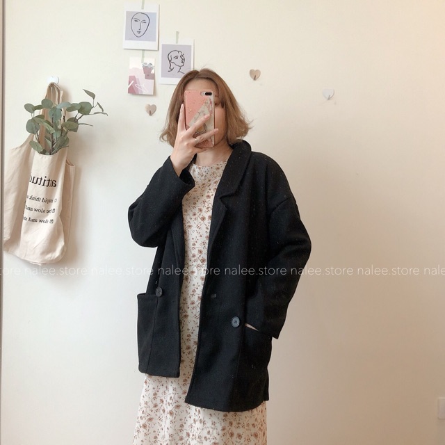 Khoác vest dạ mềm