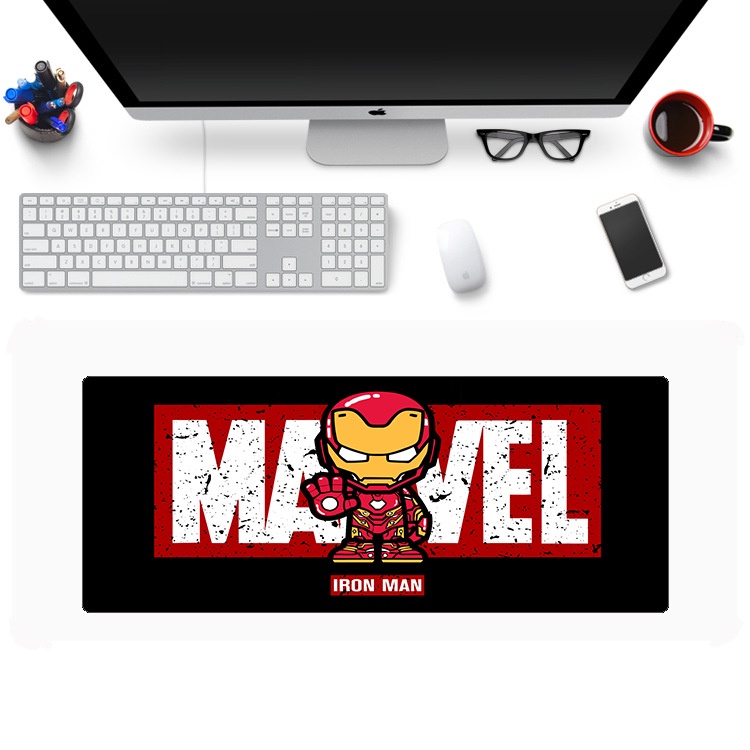 Lót chuột lớn MARVEL chiều dài 80 x 30 dày 3mm chuyên dùng chơi game, chất liệu cao su bảo hành 12 tháng