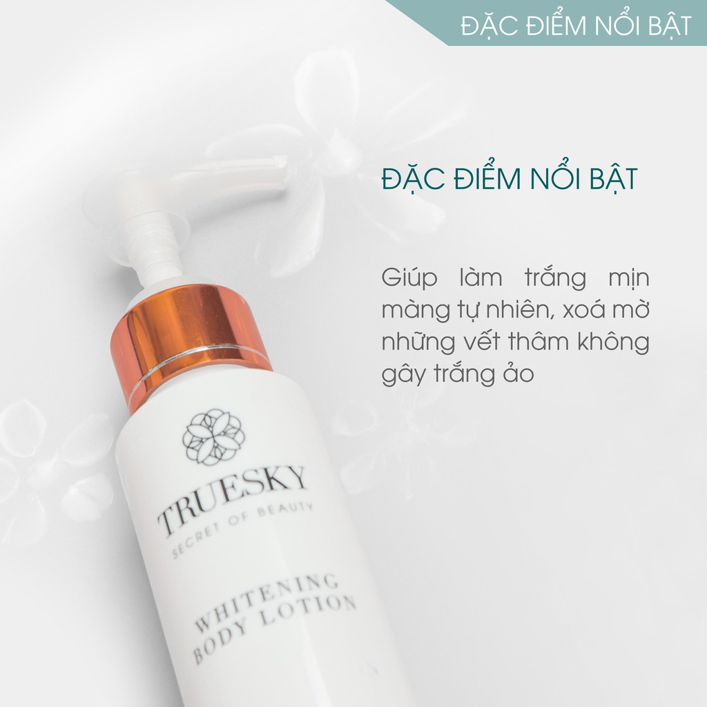 Kem dưỡng trắng toàn thân Truesky dạng lotion 100ml - Whitening Body Lotion