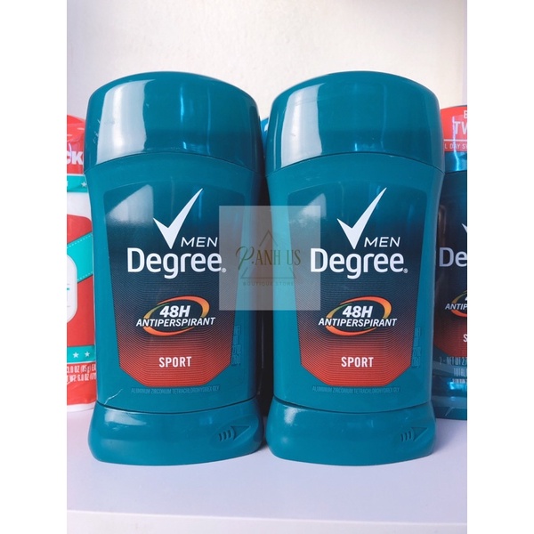 [Bill Mỹ] LĂN KHỬ MÙI NƯỚC HOA NAM MEN DEGREE THƠM SUỐT 48H ( COOL RUSH, SPORT)