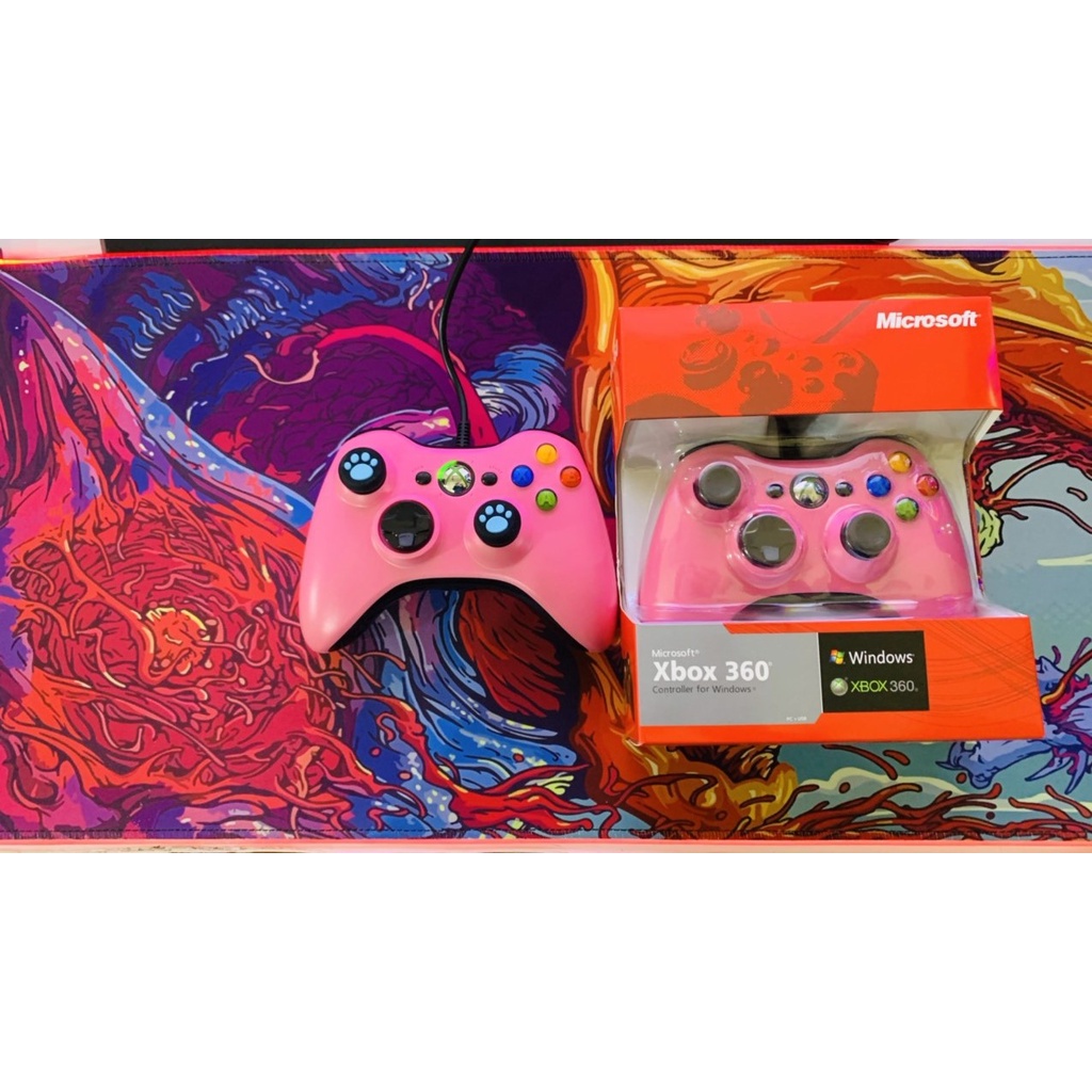 Tay cầm chơi game fifa online 4 Microsoft Xbox 360 Full Box Có Rung, Tay Cầm fo4 có dây PC, Laptop full skill all Game