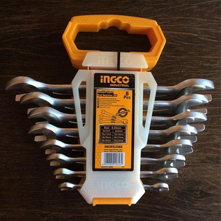 Bộ 8 cờ lê hai miệng ingco hkspa2088