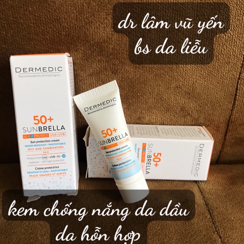 Mini size SUNBRELLA Sun protection cream oily and combination - Kem chống nắng dành cho da dầu, da mụn