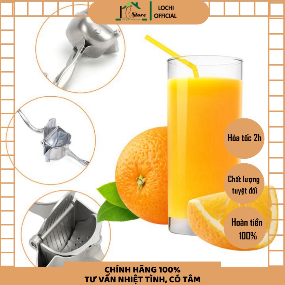 Ép hoa quả bằng nhôm, ép cam, ép táo, dễ vệ sinh