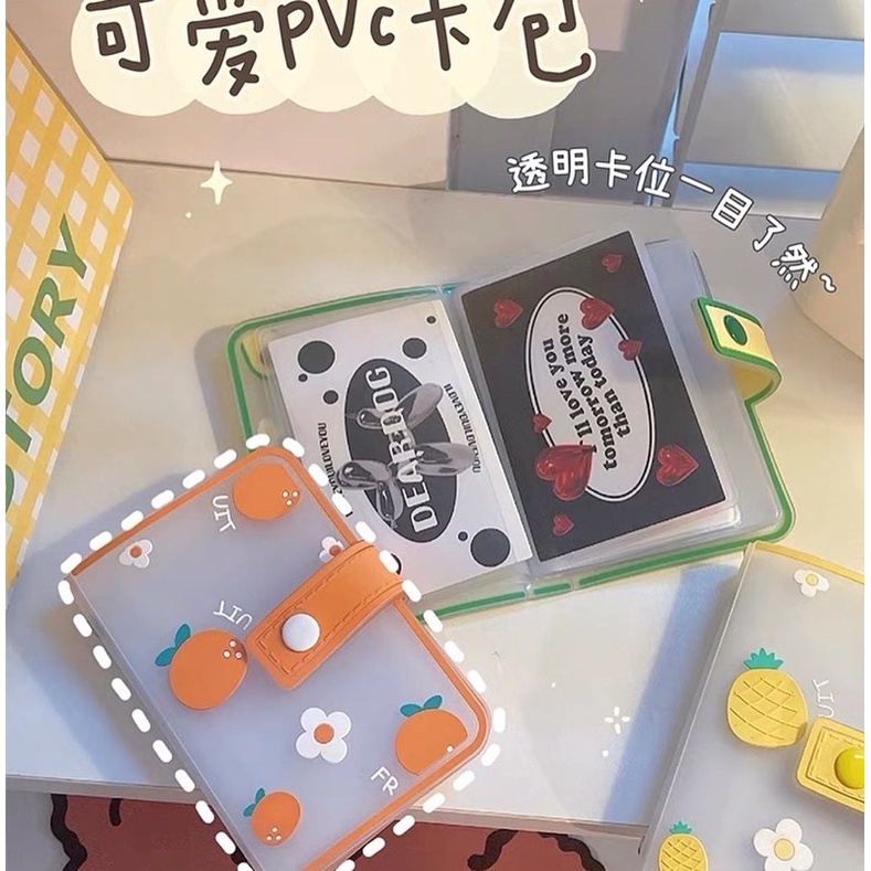 Ví cầm tay đựng thẻ card trong suốt