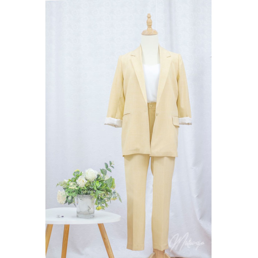 Set blazer hàng thiết kế màu mint | BigBuy360 - bigbuy360.vn