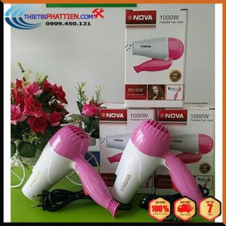 Freeship máy sấy tóc gấp gọn mini nova