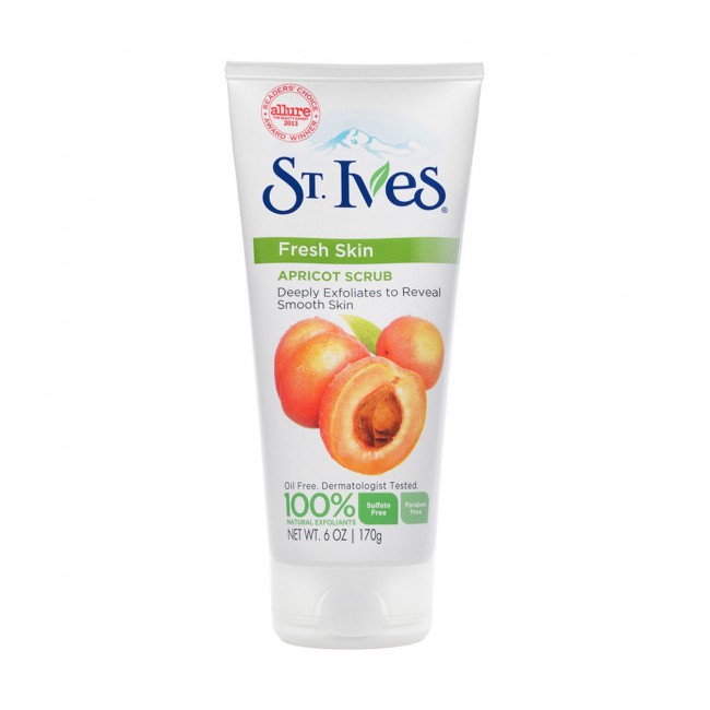 Sữa Rửa Mặt Tẩy Tế Bào Chết Quả Mơ St.Ives 170g  Fresh Skin Apricot Scrub