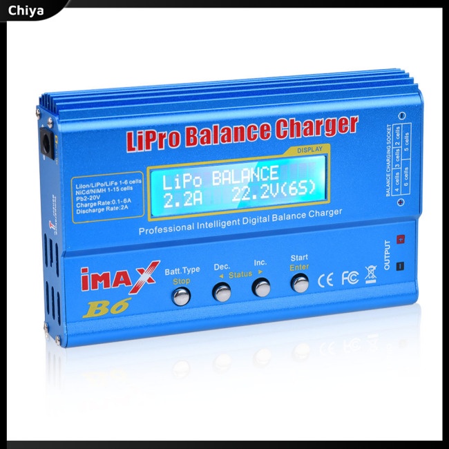 Bộ Sạc Pin Lipo NiMh Li-ion Ni-Cd Kỹ Thuật Số iMAX B6 80W 6A