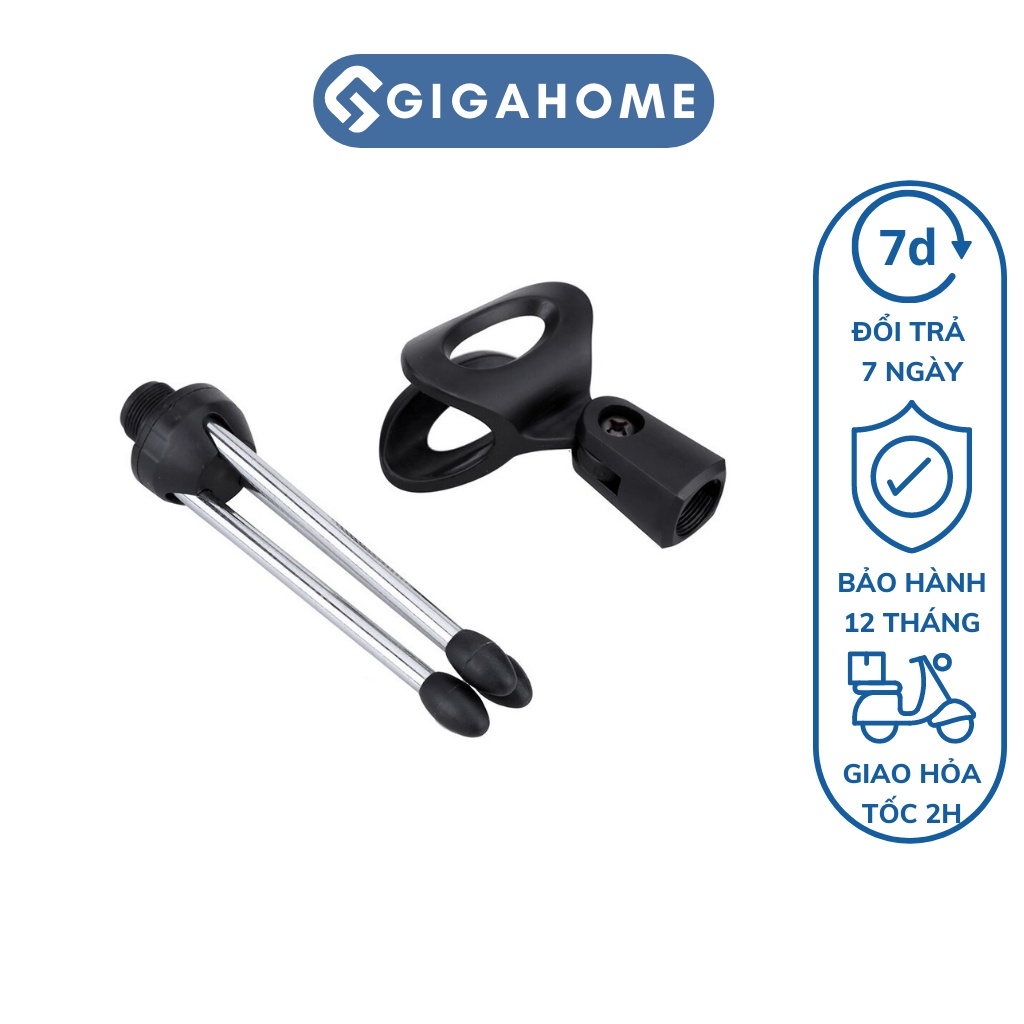 Chân Đế Đỡ Micro GIGAHOME 3 Chân Vũng Chắc, Livestream 9385