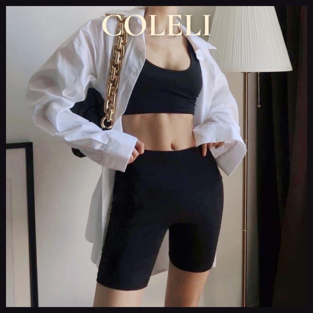 Quần ngố nữ thun cạp cao quần legging dài ngố nâng mông vải dày cao cấp dáng ôm bó lưng thun Bigsize