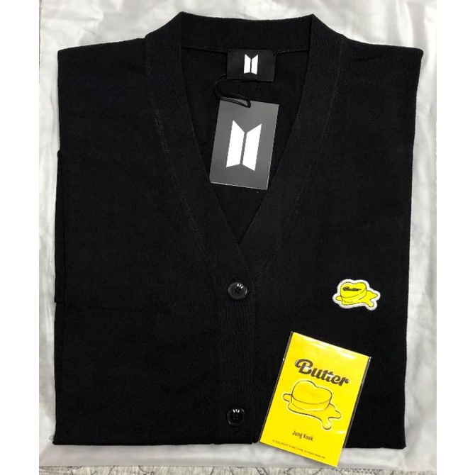 BTS OFFICIAL, Áo cardigan Butter BTS (weverse shop,hàng off, sẵn)