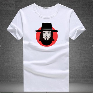 Áo thun Anonymous hacker mtt68 ( Trắng )