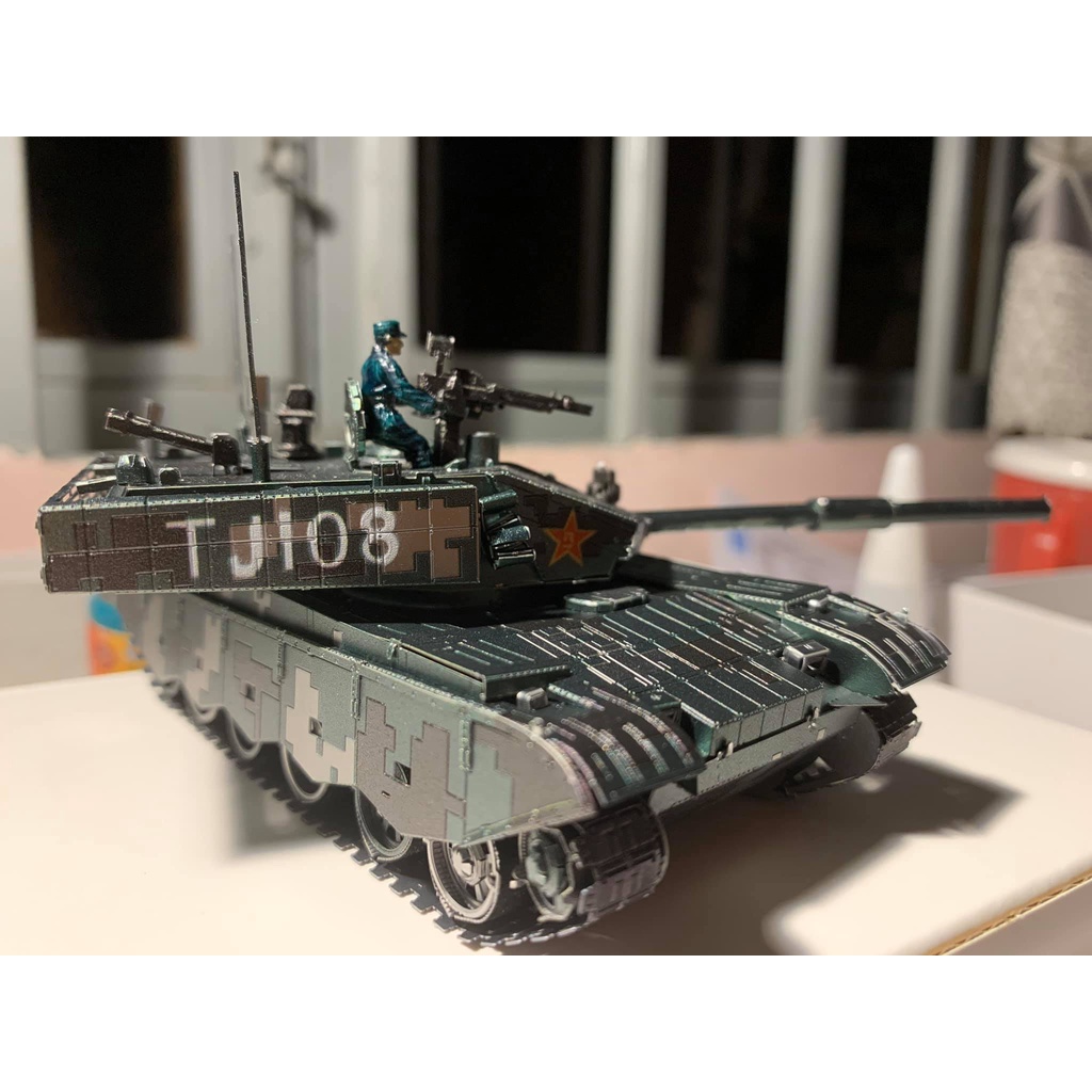 Mô Hình Kim Loại Lắp Ráp 3D Piececool Xe Tăng T-99A Main Battle Tank