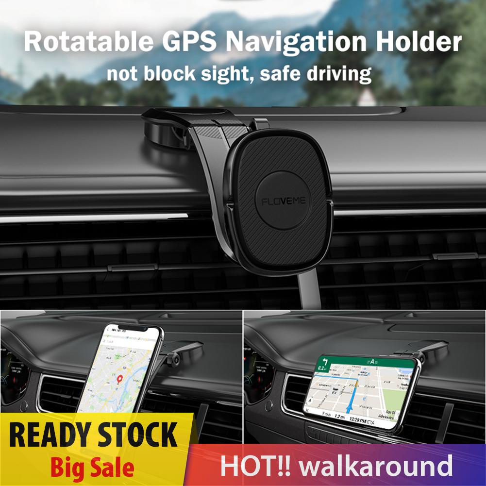 Walk FLOVEME S1 Car Phone Holder Magnetic Rotatable Folding GPS Mobile Support 