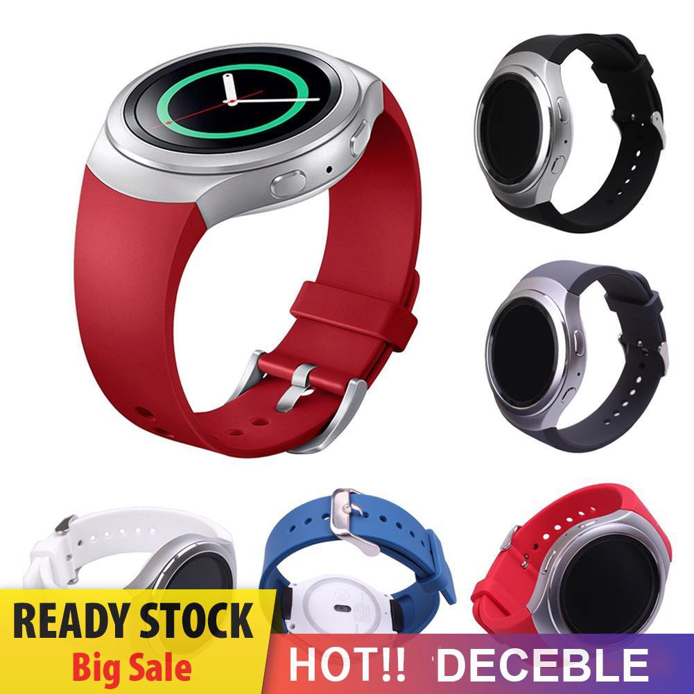 Deceble Luxury Replacement Silicone Watch Band Strap For Samsung Galaxy Gear S2 SM-
