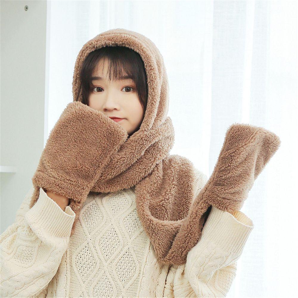 Mũ Beanie Giả Lông Thú Màu Sắc Nhã Nhặn Dành Cho Nữ