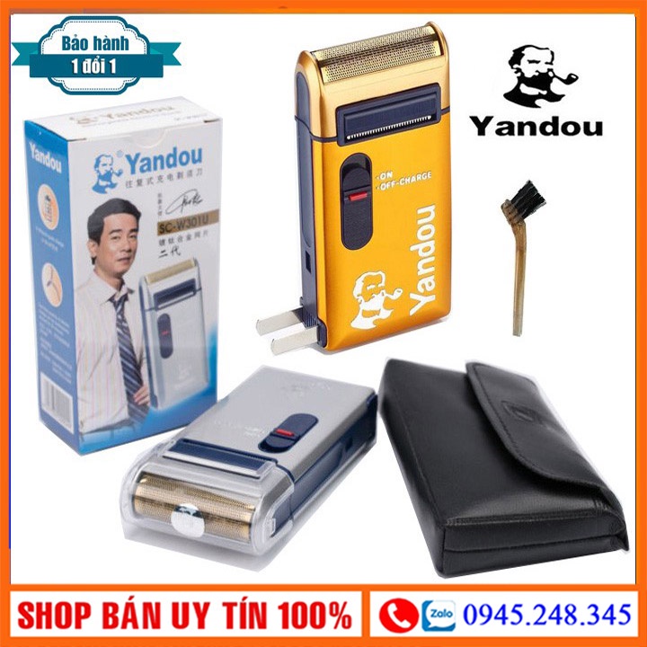 Máy cạo râu yandou SV-W301U cao cấp dùng cho quý ông. Bảo hành lỗi 1 đổi 1