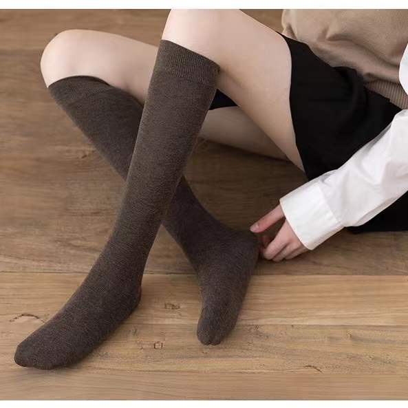 Vớ mỏng dài đến giữ bắp chân/dài đến đùi phong cách JK Nhật Bản dành cho nữ