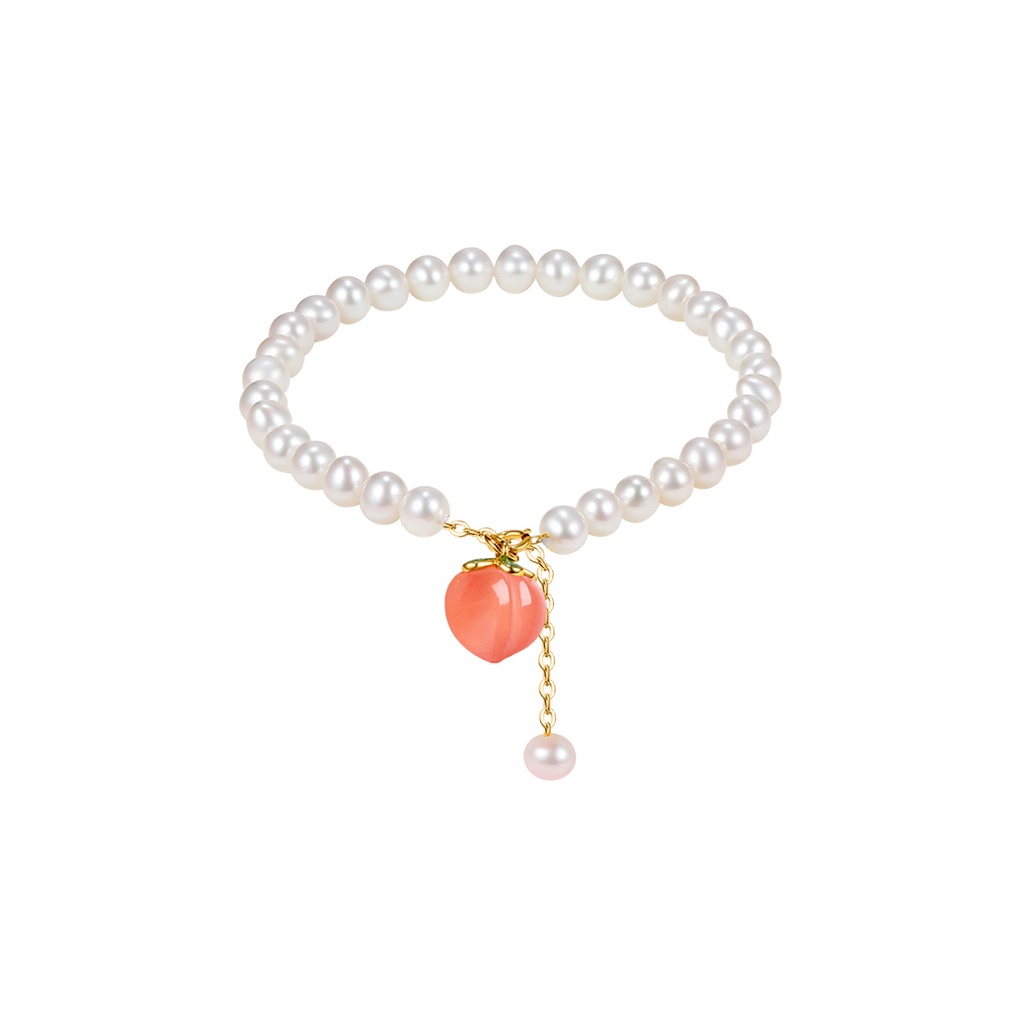 Sang Trọng Vòng Tay Đính Đá Mã Não Đỏ Hình Chú Voi Xinh Xắn Cho Nữ