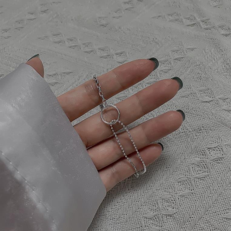 (0119) Vòng Đeo Tay Sợi Hai Lớp Nối Vòng Nhỏ Phong Cách Retro